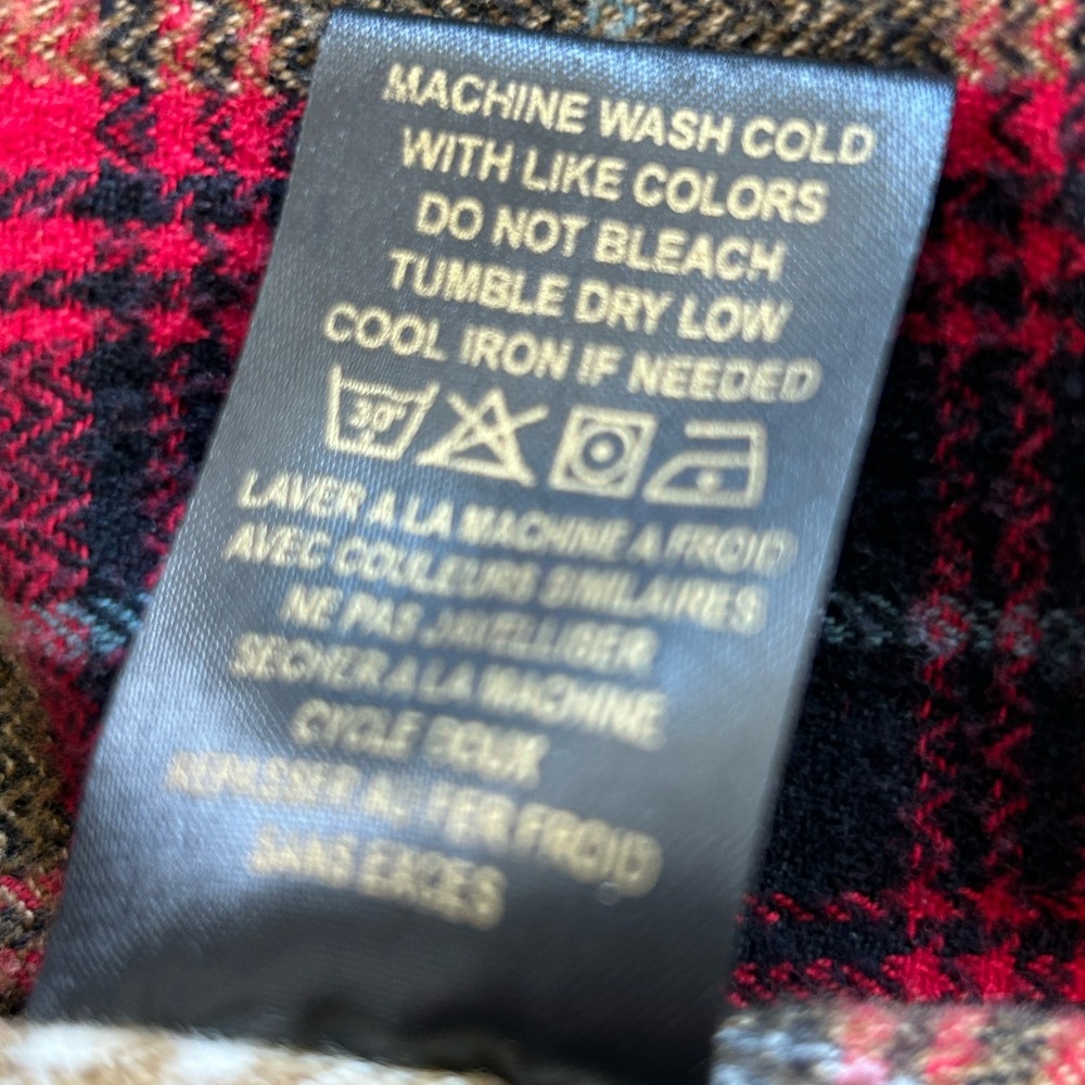 Dark Seas Mechanist Black Men's Jacket with plaid lining , size M Cotton - Picture 8 of 8